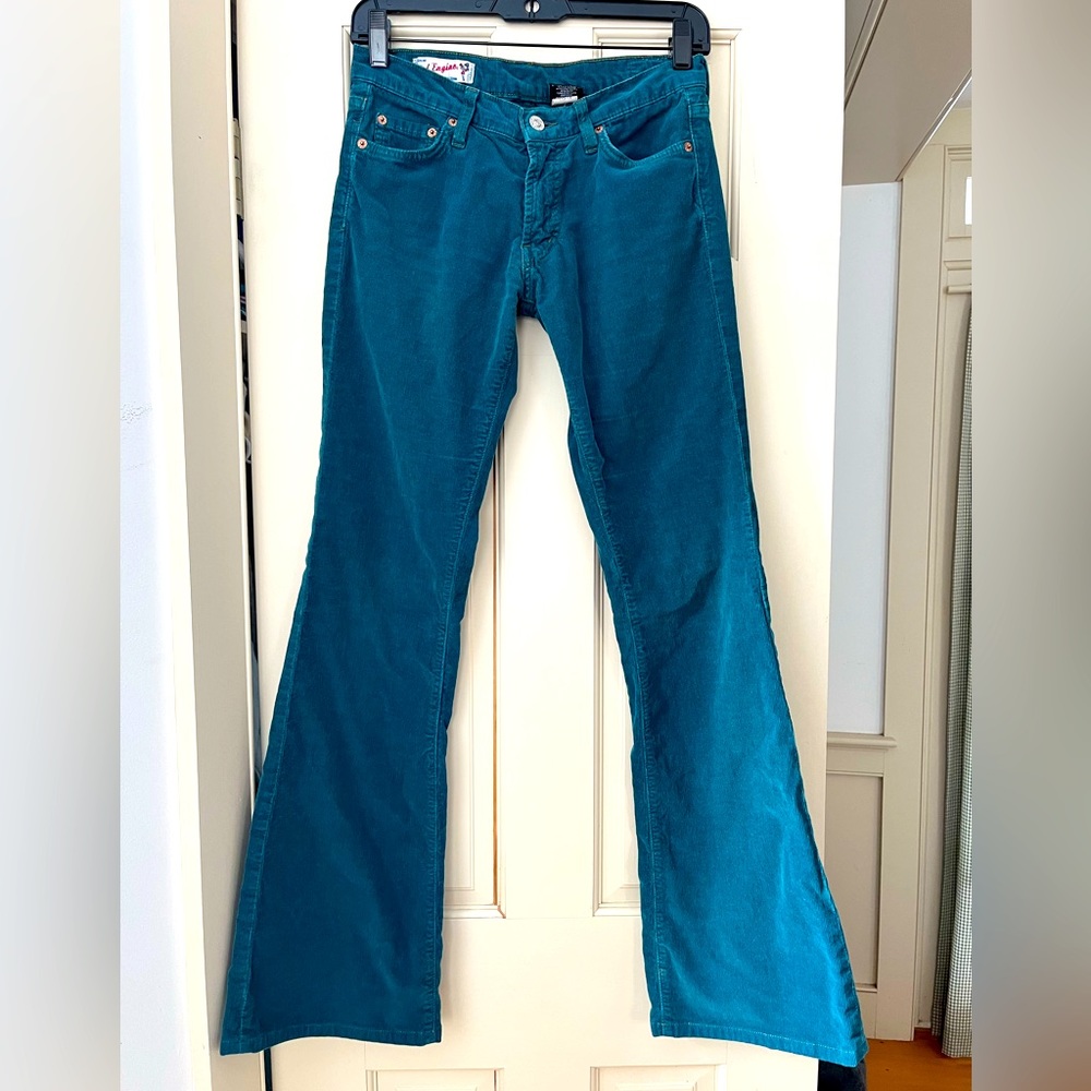 Red Engine Corduroy Bootcut Pants